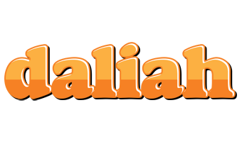 Daliah orange logo