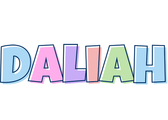 Daliah pastel logo