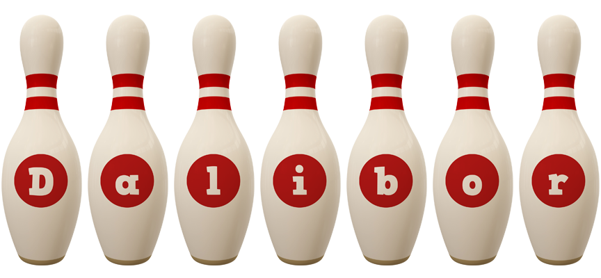 Dalibor bowling-pin logo