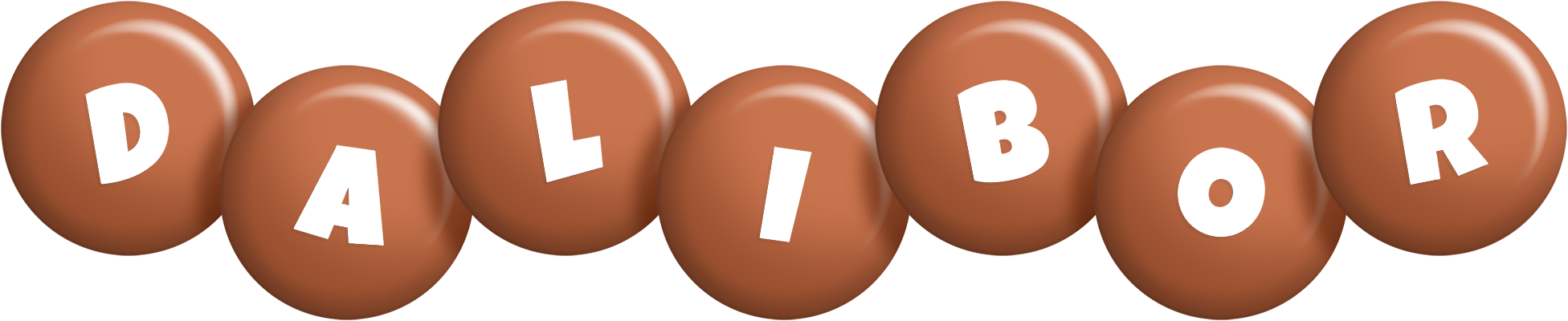 Dalibor candy-brown logo