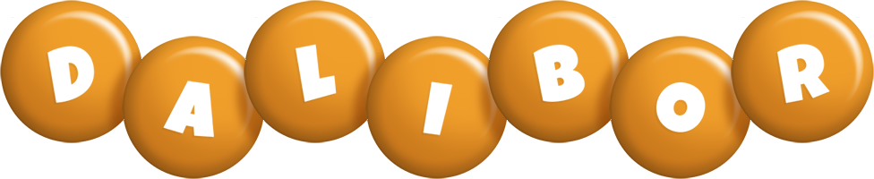 Dalibor candy-orange logo