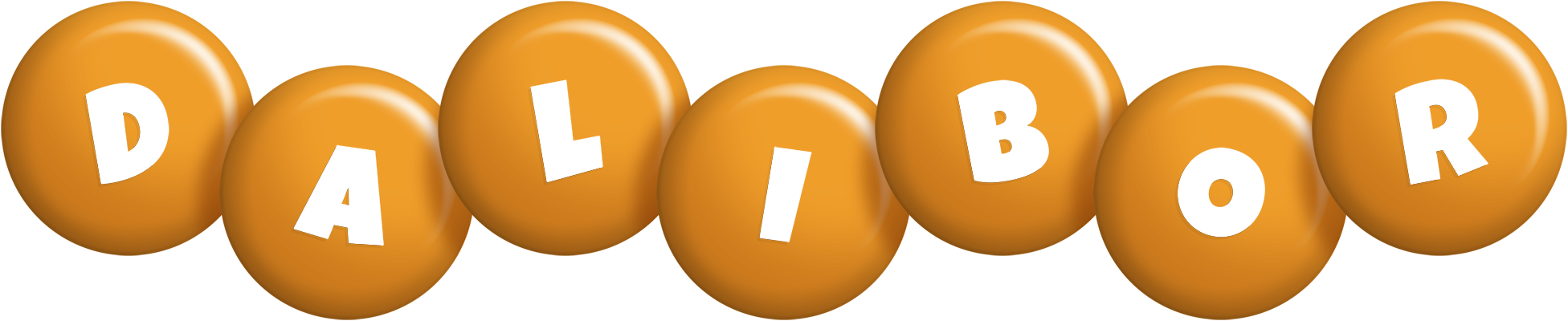 Dalibor candy-orange logo