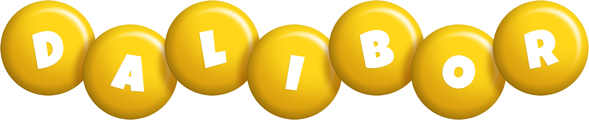 Dalibor candy-yellow logo