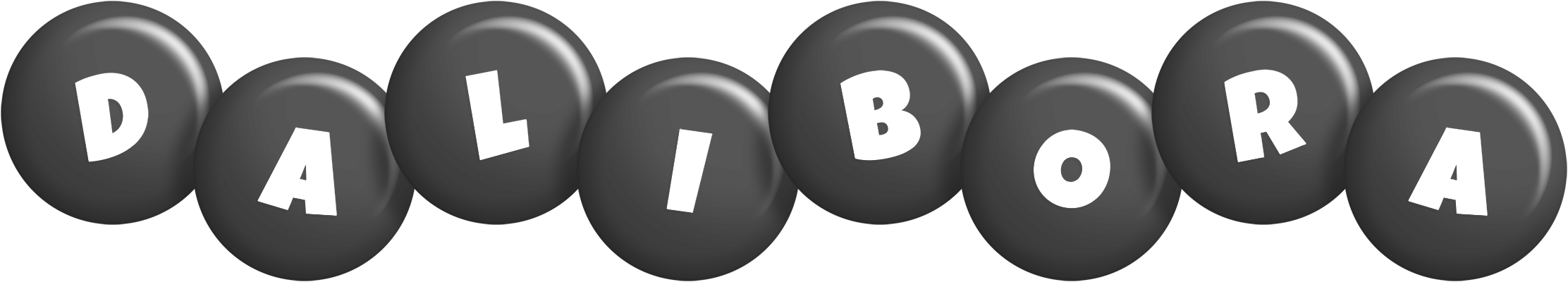 Dalibora candy-black logo