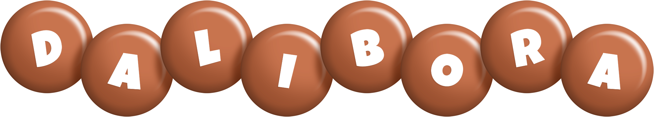 Dalibora candy-brown logo