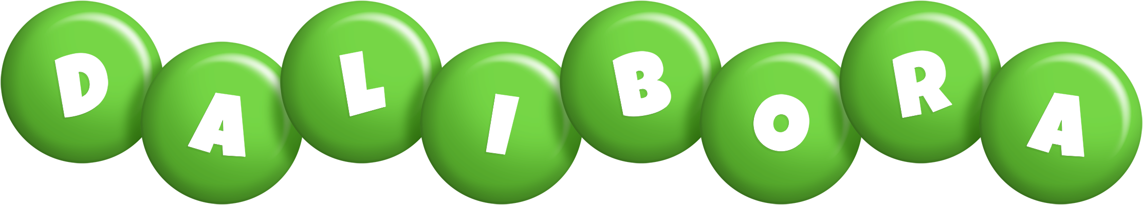 Dalibora candy-green logo
