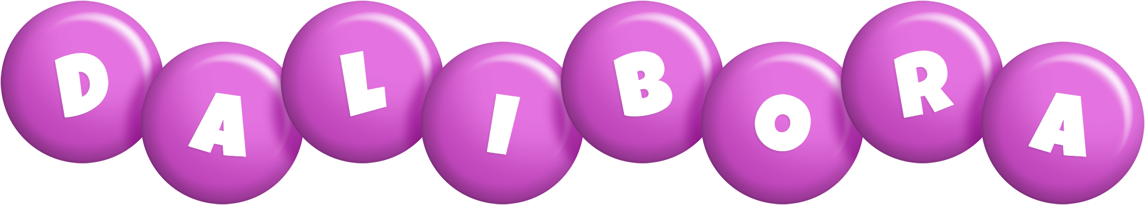 Dalibora candy-purple logo