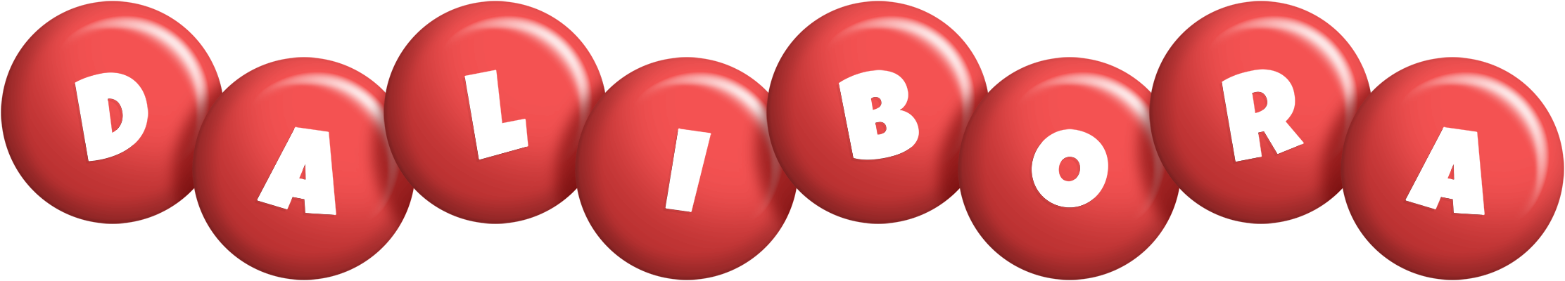 Dalibora candy-red logo