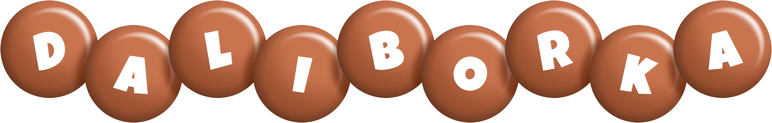 Daliborka candy-brown logo