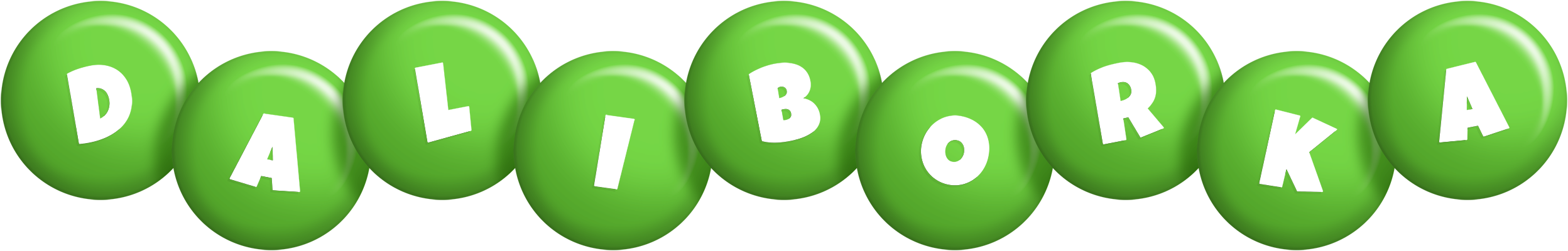 Daliborka candy-green logo