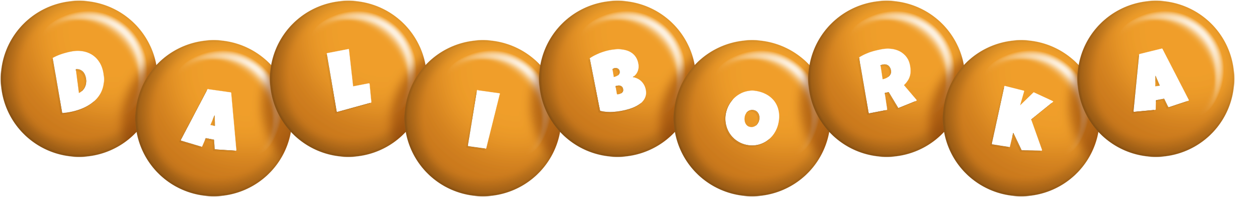 Daliborka candy-orange logo