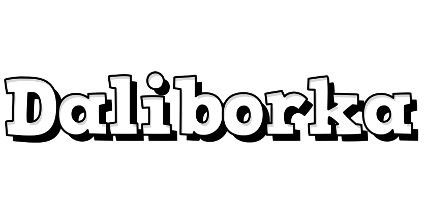 Daliborka snowing logo