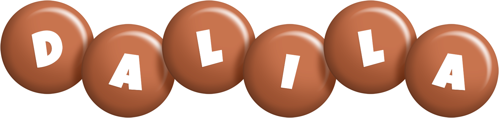 Dalila candy-brown logo