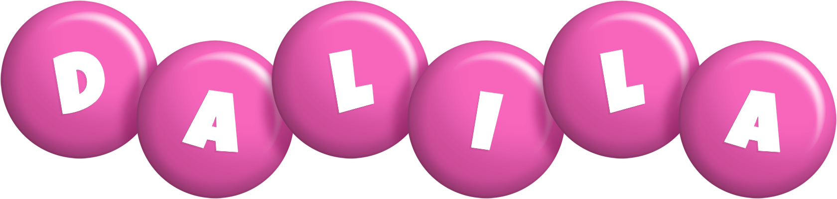 Dalila candy-pink logo
