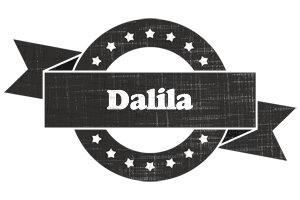 Dalila grunge logo