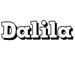 Dalila snowing logo