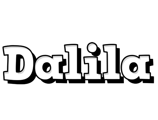 Dalila snowing logo