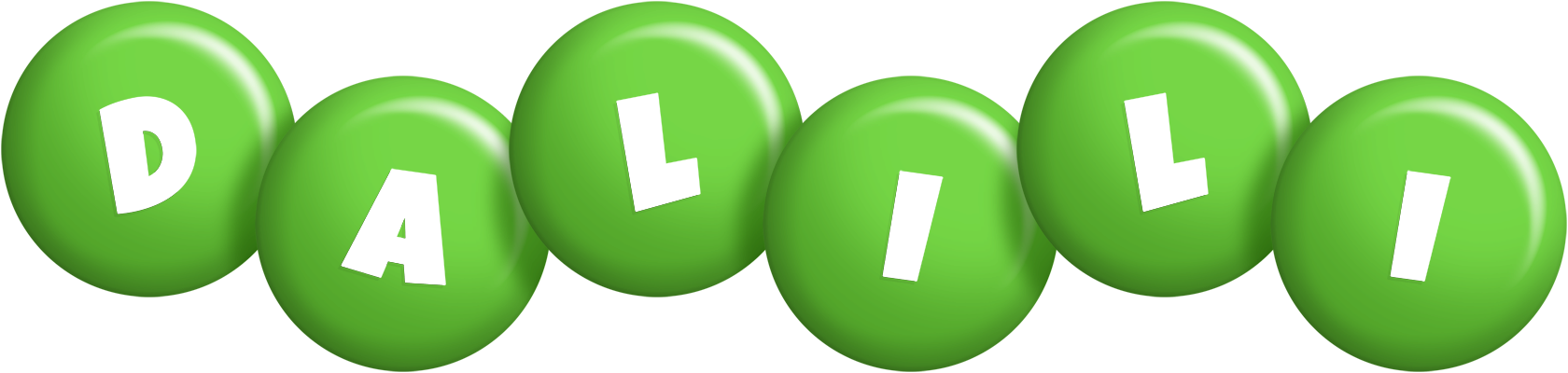 Dalili candy-green logo