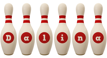 Dalina bowling-pin logo