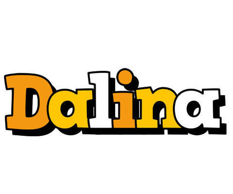 Dalina cartoon logo
