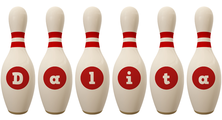 Dalita bowling-pin logo
