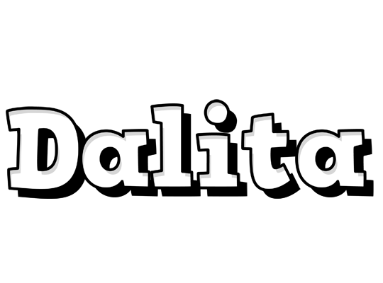 Dalita snowing logo