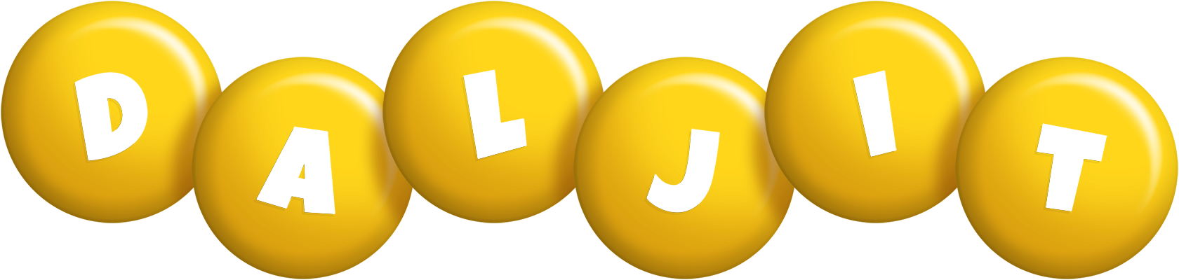 Daljit candy-yellow logo