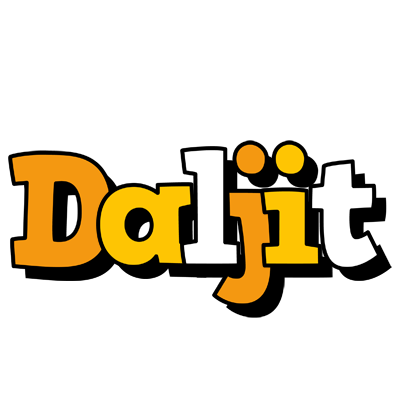 Daljit cartoon logo