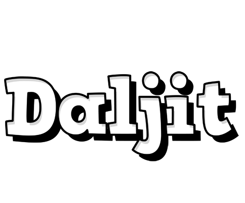 Daljit snowing logo