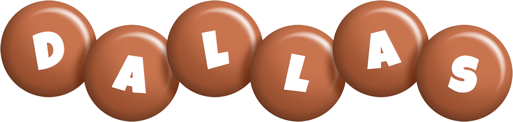 Dallas candy-brown logo