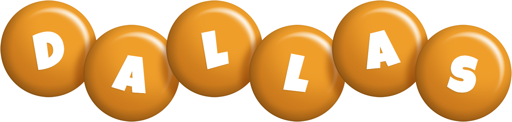 Dallas candy-orange logo