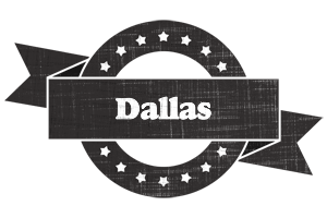 Dallas grunge logo
