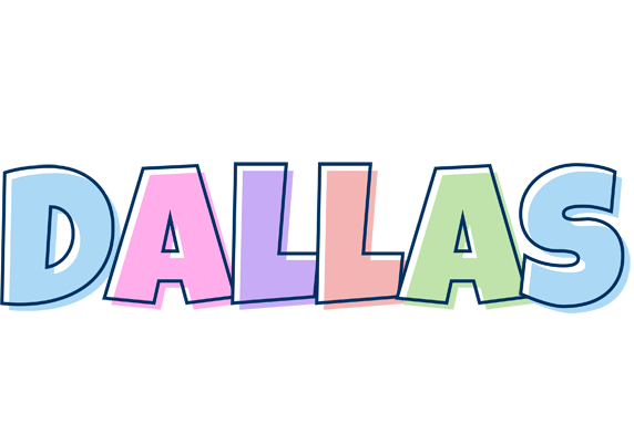 Dallas pastel logo