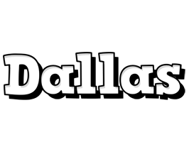 Dallas snowing logo
