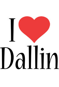 Dallin i-love logo