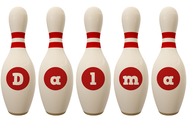 Dalma bowling-pin logo