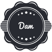 Dam badge logo