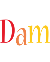 Dam birthday logo
