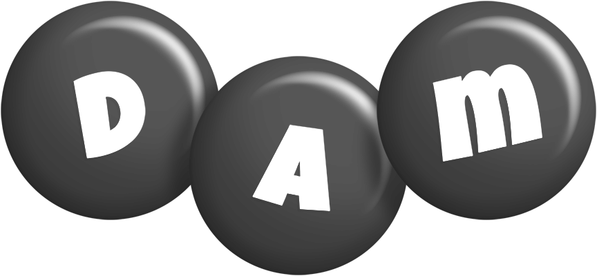Dam candy-black logo