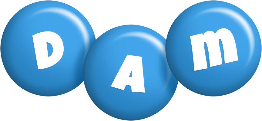 Dam candy-blue logo