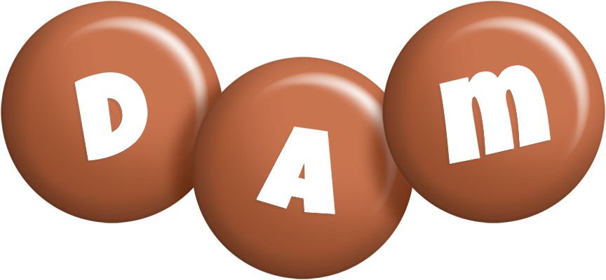 Dam candy-brown logo
