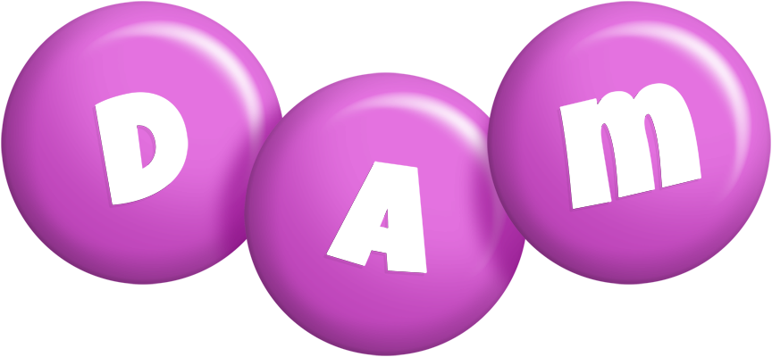 Dam candy-purple logo