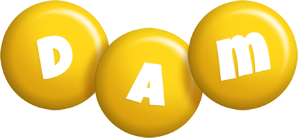 Dam candy-yellow logo