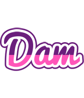 Dam cheerful logo