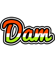 Dam exotic logo