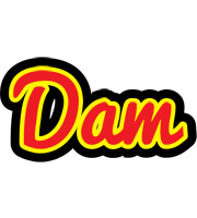 Dam fireman logo