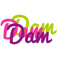 Dam flowers logo