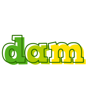 Dam juice logo