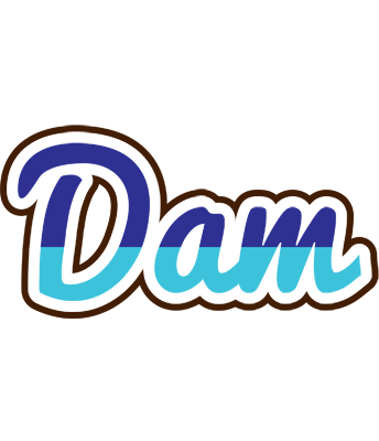 Dam raining logo