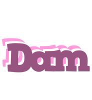 Dam relaxing logo
